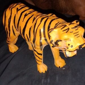 Orange and Black Tiger Figurine